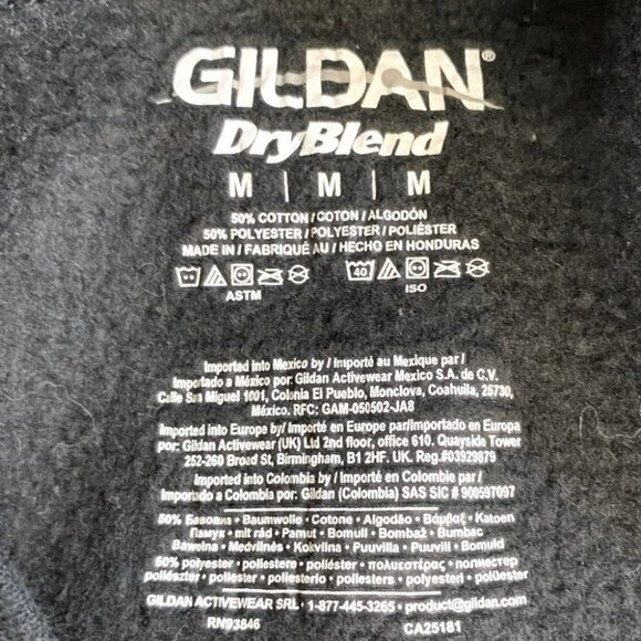 Gildan Black Kraken Crew Neck Sweatshirt M - Picture 6 of 11